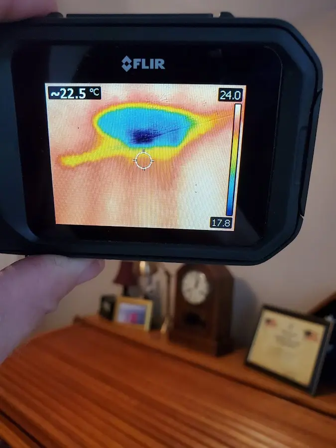 Thermal imaging inspection for water damage in Kendall West