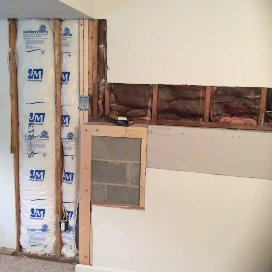 Wall insulation replacement during Odor Removal & Deodorization in Kendall West